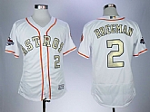 Astros 2 Alex Bregman White 2018 Gold Program Flexbase Stitched Baseball Jerseys,baseball caps,new era cap wholesale,wholesale hats